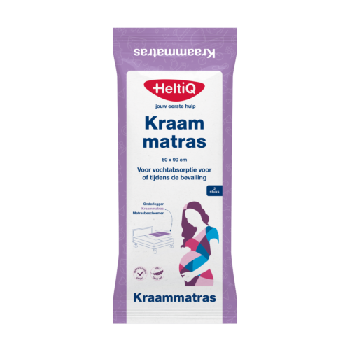 HeltiQ Kraammatras 60 x 90 cm 2 stuks