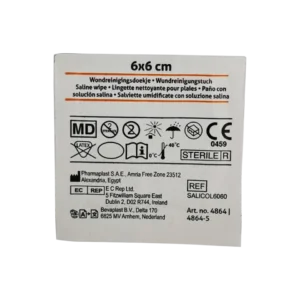 Saline Wipes – Steriele Wondreinigingsdoekjes